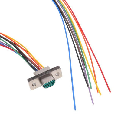 DCCM9P6E5-18.0BN by Cinch Connectivity Solutions - MICRO-D PLUG 9POS WIRE LEAD 18