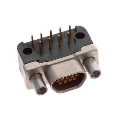 DCCM9SCBRPN by Cinch Connectivity Solutions - CONNECTOR MICRO-D RCPT 9POS R/A SLDR