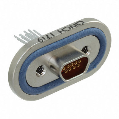 DCDH-9S4C40.5BN by Cinch Connectivity Solutions - CONNECTOR MICRO-D RCPT 9POS PNL MNT