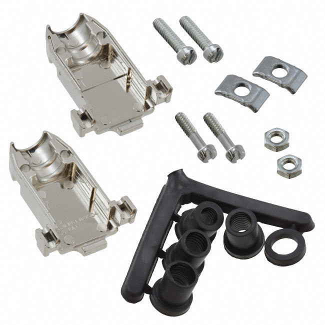 DCHE003 by Cinch Connectivity Solutions - CONNECTOR BACKSHELL 9POS 180DEG SHLD