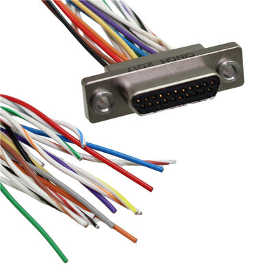DCHM21P6N5-36.0FN-HT1 by Cinch Connectivity Solutions - MICRO-D PLUG 21POS HI-TEMP