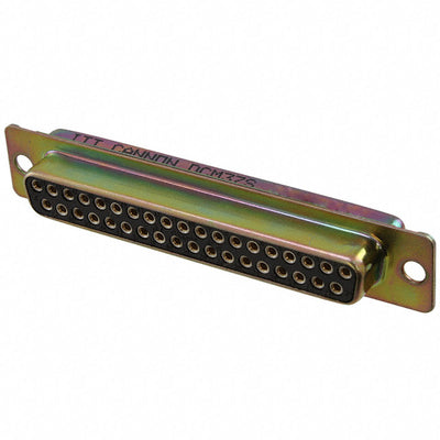 DCM-37S by ITT Cannon, LLC - CONNECTOR D-SUB RCPT 37POS PNL MNT