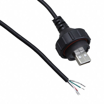 DCM-USBAB-R5 by Conxall/Switchcraft - CABLE USB2.0 A PLUG-OPEN W/COUPL