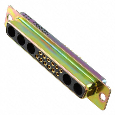 DCMM-17W5S by ITT Cannon, LLC - CONNECTOR D-SUB RCPT 17POS PNL MNT
