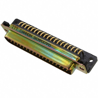 DCMM-37P-D by ITT Cannon, LLC - CONNECTOR D-SUB PLUG 37POS R/A SLDR