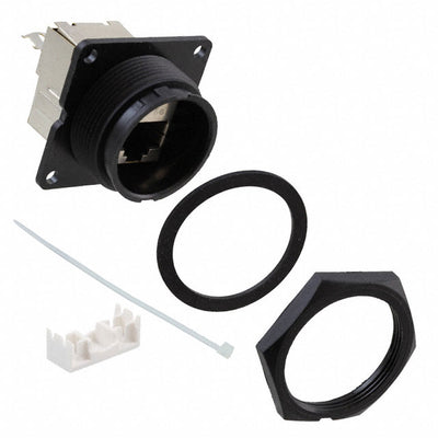 DCP-RJ5SB-RD by Conxall/Switchcraft - CONNECTOR MOD JACK 8P8C R/A SHIELDED