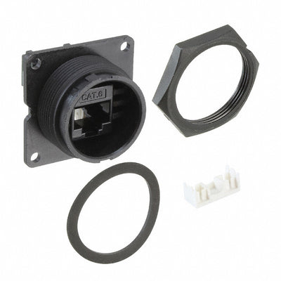 DCP-RJ6B-RD by Conxall/Switchcraft - CONNECTOR MOD JACK 8P8C R/A UNSHLD