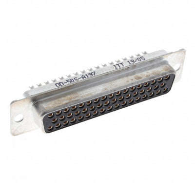 DD-50S-A197 by ITT Cannon, LLC - CONNECTOR D-SUB RCPT 50POS PNL MNT