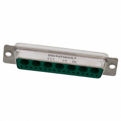 DD24W7SA00LF by Amphenol ICC (FCI) - CONNECTOR D-SUB RCPT 24POS SLDR CUP