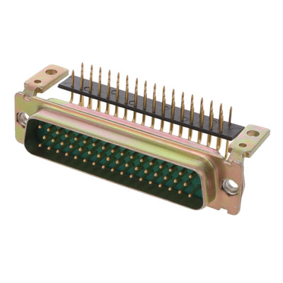 DDM50P500M by Amphenol ICC (FCI) - CONNECTOR D-SUB PLUG 50POS R/A SLDR