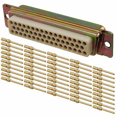 DDMA-50P by ITT Cannon, LLC - CONNECTOR D-SUB PLG 50P PNL MT CRIMP