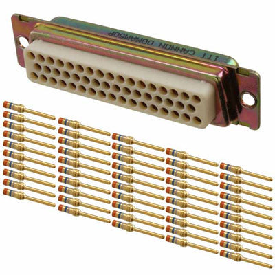 DDMAM-50P by ITT Cannon, LLC - CONNECTOR D-SUB PLG 50P PNL MT CRIMP