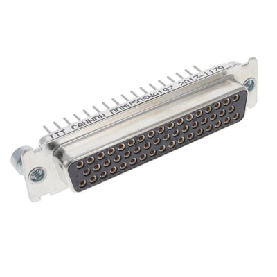 DDMV50SNA197 by ITT Cannon, LLC - CONNECTOR D-SUB RCPT 50P PNL MNT SLDR