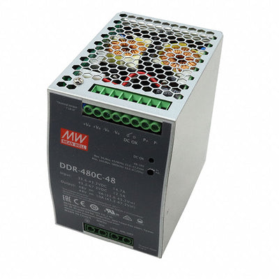 DDR-480C-48 by MEAN WELL USA Inc. - DC/DC DIN RAIL SUPPLY 48V 480W