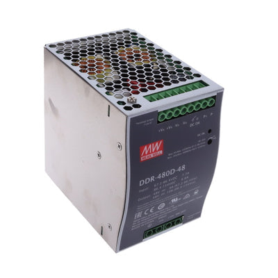 DDR-480D-48 by MEAN WELL USA Inc. - DC/DC DIN RAIL SUPPLY 48V 480W