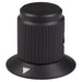 DDS-50-2-5 by Kilo International - KNOB KNURLED W/SKRT 0.250"" METAL