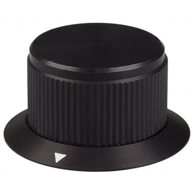 DDS-90-2-6 by Kilo International - KNOB KNURLED W/SKRT 0.125"" METAL