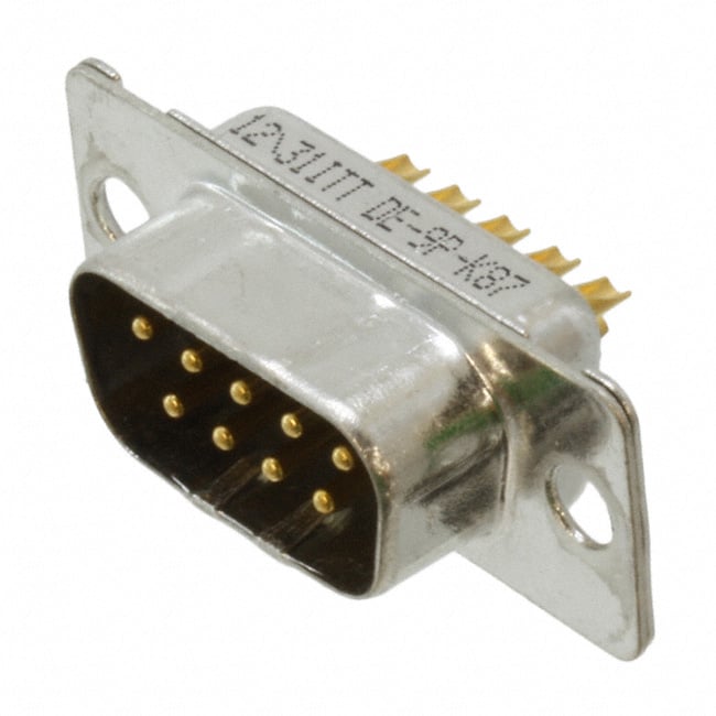 DE-9P-K87 by ITT Cannon, LLC - CONNECTOR D-SUB PLUG 9POS PNL MNT
