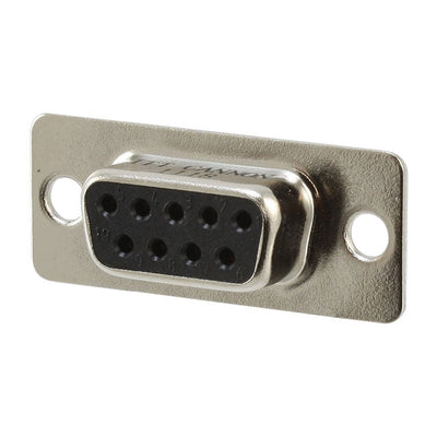 DE-9S-A197 by ITT Cannon, LLC - CONNECTOR D-SUB RCPT 9POS PNL MNT