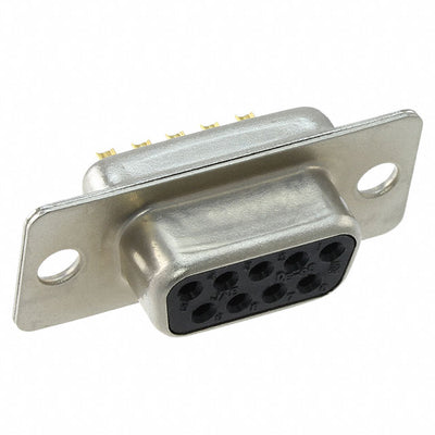 DE-9SF-N by JAE Electronics - CONNECTOR D-SUB RCPT 9POS PNL MNT