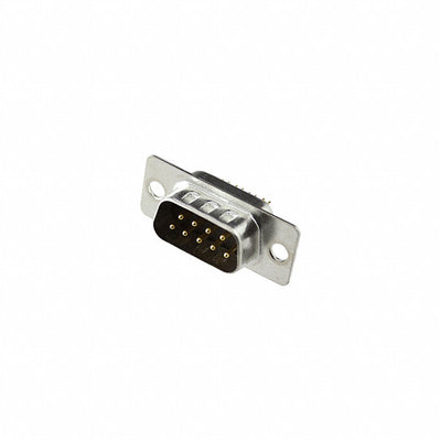 DE09-PD-MC by Adam Tech - CONNECTOR D-SUB PLUG 9POS SLDR CUP