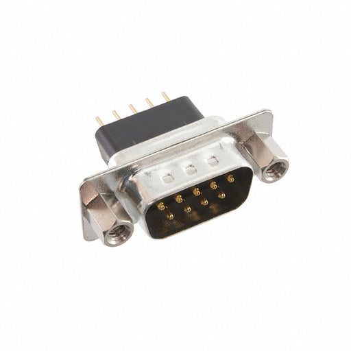 DE09-PE-1-JS by Adam Tech - CONNECTOR D-SUB PLUG 9POS VERT SLDR