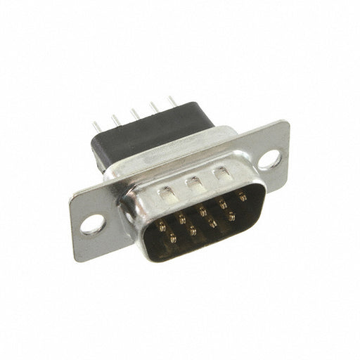 DE09-PE-1 by Adam Tech - CONNECTOR D-SUB PLUG 9POS VERT SLDR