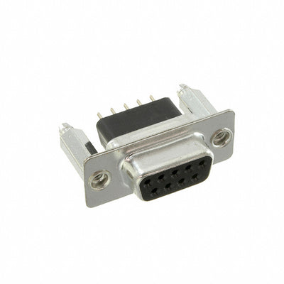DE09-SE-1-BL by Adam Tech - CONNECTOR D-SUB RCPT 9POS VERT SLDR