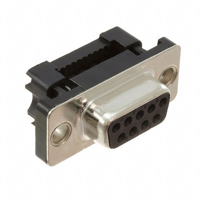 DE09-SF-M1 by Adam Tech - CONNECTOR D-SUB RCPT 9POS IDC