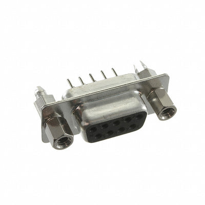 DE09-ST-1-BL-JS by Adam Tech - CONNECTOR D-SUB RCPT 9POS VERT SLDR