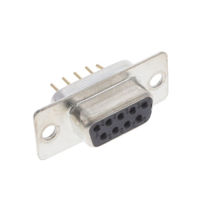 DE09-ST-1-MC by Adam Tech - CONNECTOR D-SUB RCPT 9POS VERT SLDR