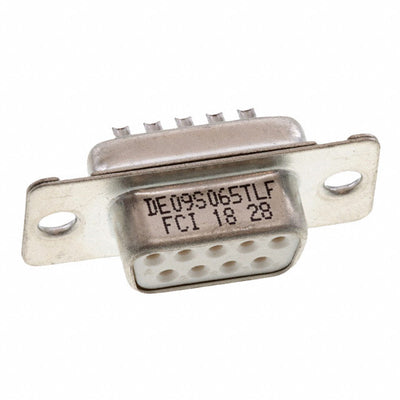 DE09S065TLF by Amphenol ICC (FCI) - CONNECTOR D-SUB RCPT 9POS SLDR CUP