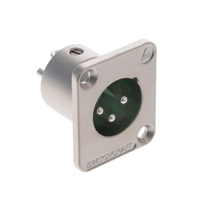 DE3M by Switchcraft Inc. - CONNECTOR RECPT MALE XLR 3P SOLDER CUP