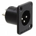 DE3MB by Switchcraft Inc. - CONNECTOR RECPT MALE XLR 3P SOLDER CUP