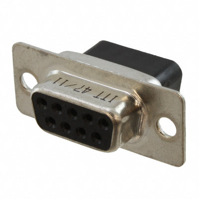 DEA-9S-A197-F0 by ITT Cannon, LLC - CONNECTOR D-SUB HOUSING RCPT 9POS