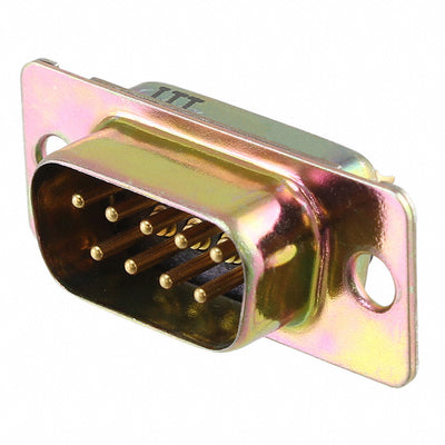 DEM-9P by ITT Cannon, LLC - CONNECTOR D-SUB PLUG 9POS PNL MNT