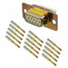 DEMA-15S by ITT Cannon, LLC - CONNECTOR D-SUB HD RCPT 15P PNL MNT
