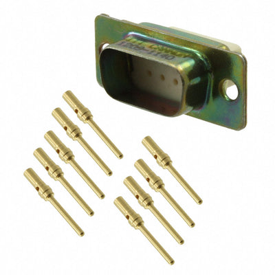 DEMA-9P by ITT Cannon, LLC - CONNECTOR D-SUB PLUG 9P PNL MT CRIMP