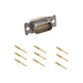 DEMA9PF225 by ITT Cannon, LLC - CONNECTOR D-SUB PLUG 9POS PNL MNT