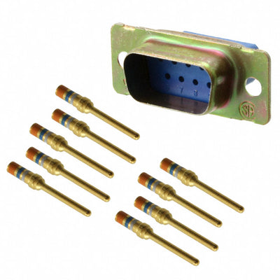 DEMAM-9P by ITT Cannon, LLC - CONNECTOR D-SUB PLUG 9P PNL MT CRIMP