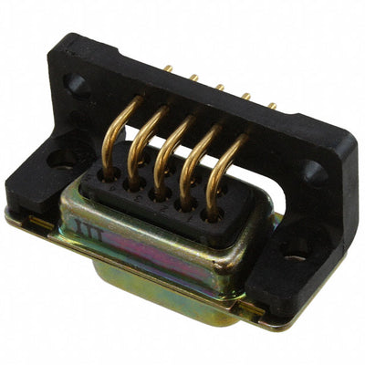 DEMM-9S-D by ITT Cannon, LLC - CONNECTOR D-SUB RCPT 9POS R/A SLDR