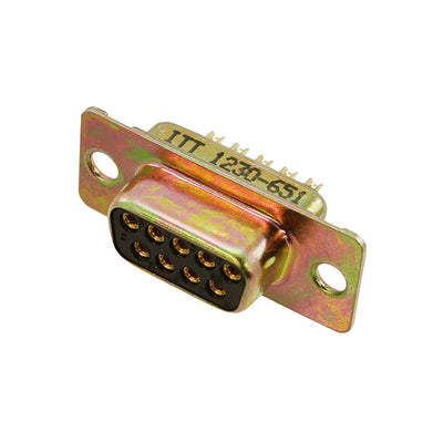 DEMM-9S by ITT Cannon, LLC - CONNECTOR D-SUB RCPT 9POS PNL MNT