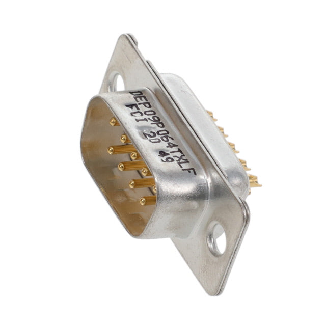 DEP09P064TXLF by Amphenol ICC (FCI) - CONNECTOR D-SUB PLUG 9POS SLDR CUP