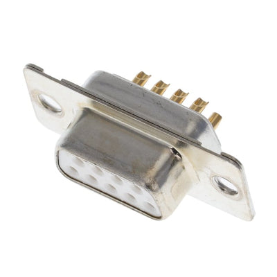 DEP09S064TLF by Amphenol ICC (FCI) - CONNECTOR D-SUB RCPT 9POS SLDR CUP