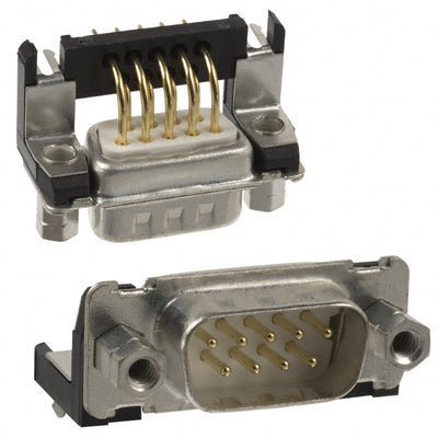 DEPV09P565GTXLF by Amphenol ICC (FCI) - CONNECTOR D-SUB PLUG 9POS R/A SLDR