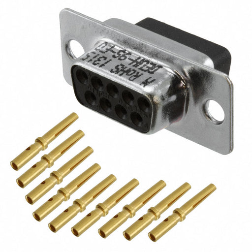 DEUH-9S by Cinch Connectivity Solutions - CONNECTOR D-SUB RCPT 9P PNL MNT CRIMP