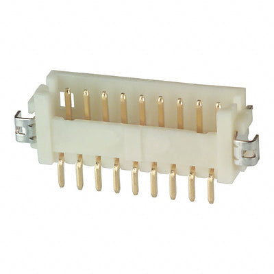 DF13A-9P-1.25H(51) by Hirose Electric Co Ltd - CONNECTOR HEADER SMD R/A 9POS 1.25MM