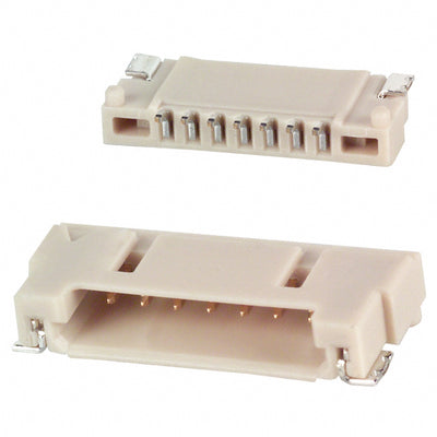 DF14-7P-1.25H(55) by Hirose Electric Co Ltd - CONNECTOR HEADER SMD R/A 7POS 1.25MM