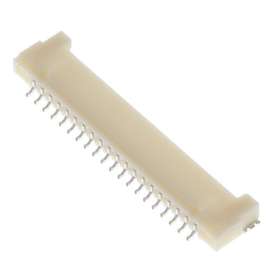 DF14A-20P-1.25H(52) by Hirose Electric Co Ltd - CONNECTOR HEADER SMD R/A 20POS 1.25MM