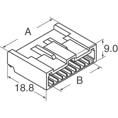 DF1EA-7EP-2.5C by Hirose Electric Co Ltd - CONNECTOR PLUG HSG 7POS 2.50MM